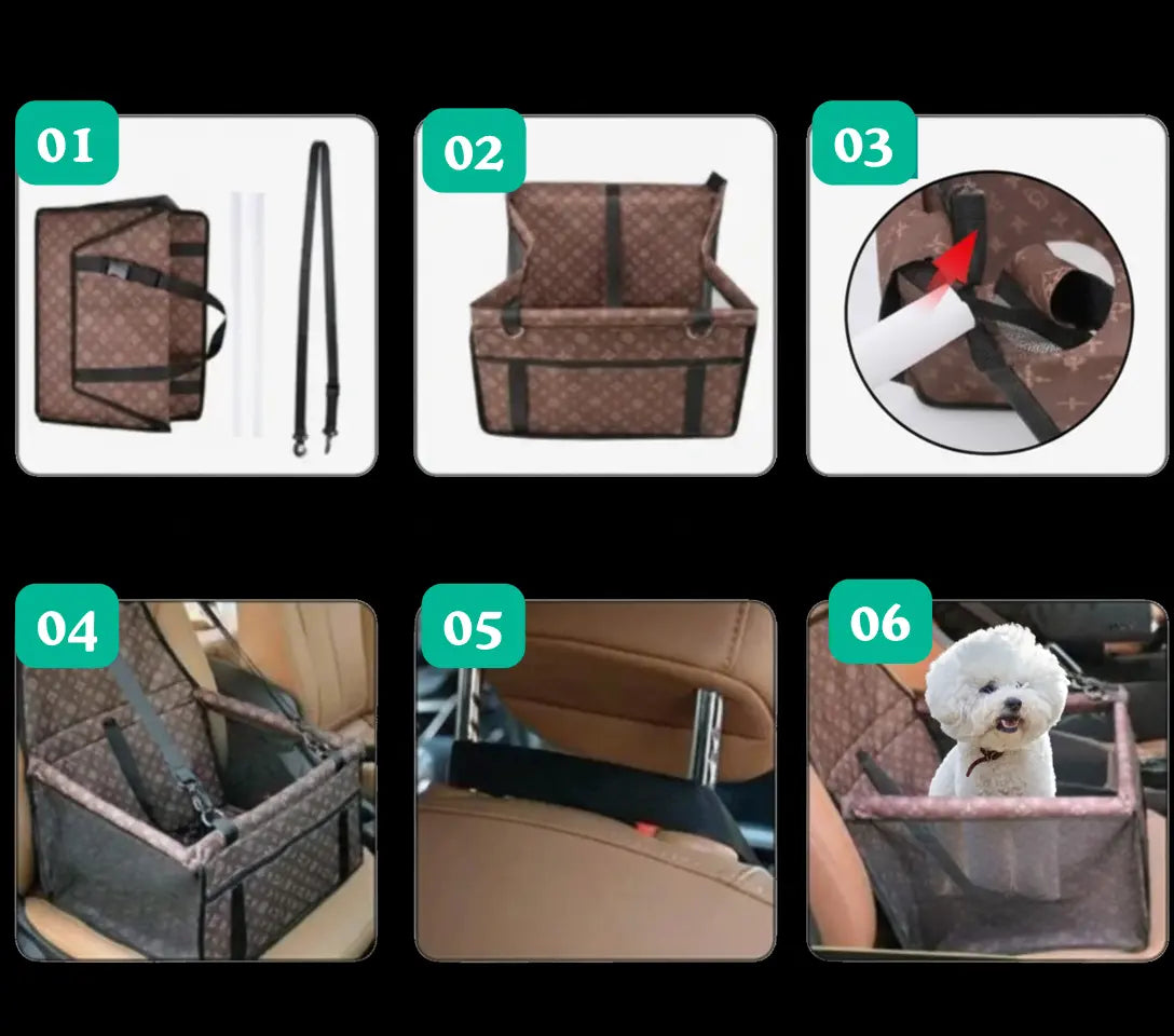 Hündli Autositz für kleine Hunde – sicher & bequem reisen