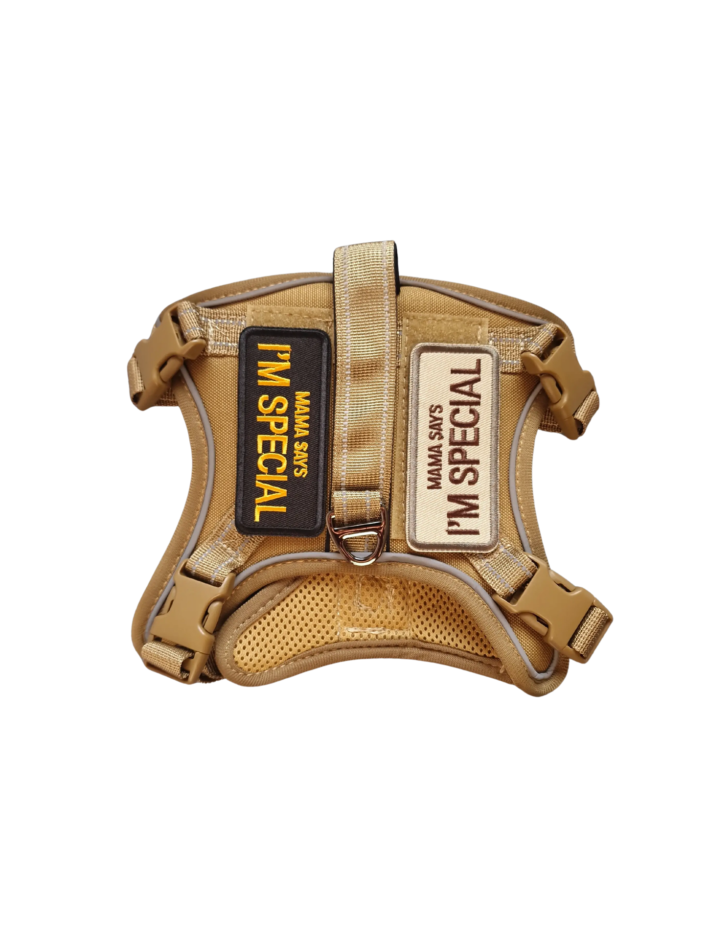 Hundegeschirr mit Griff und Klettaufnähern