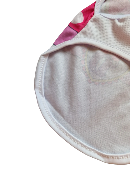 Hundeshirt „Rosa mit Punkten und Schleife“