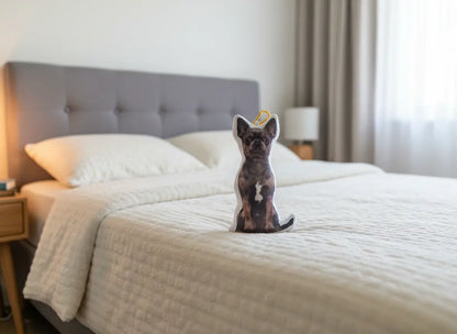 Hündli Mini-Fotokissen mit Karabiner 20cm