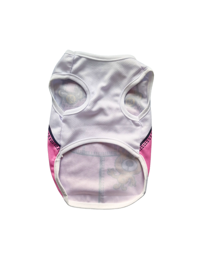 Hundeshirt „Rosa Latzhose mit Bärchen“