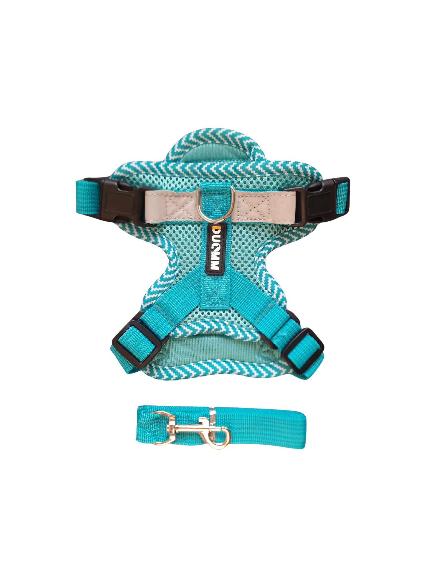 Hundegeschirr mit passender Leine – verstellbar & bequem