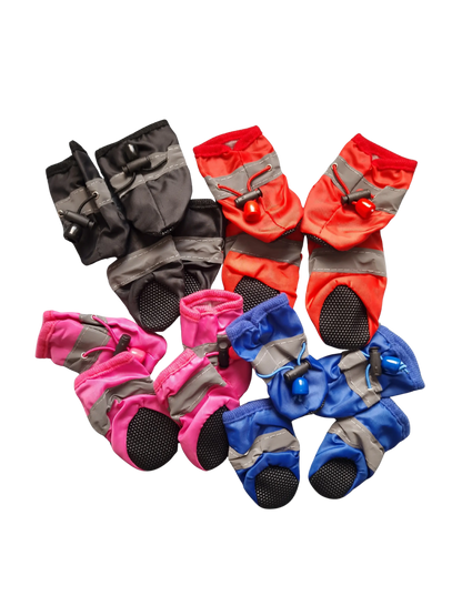 Wasserdichte Hundeschuhe für Regen & Schnee (4er-Set)
