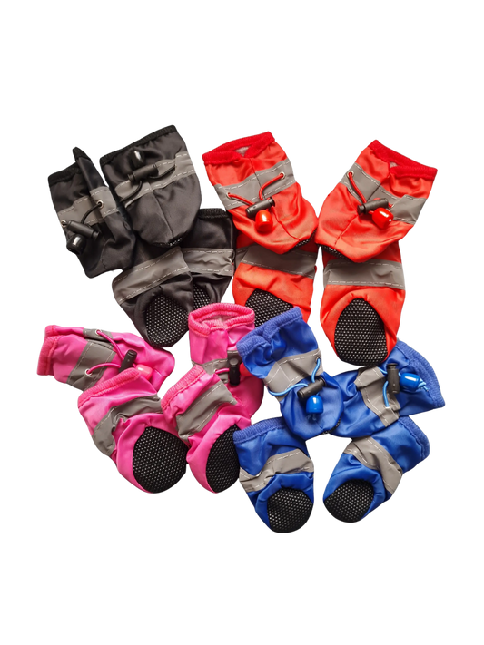Wasserdichte Hundeschuhe für Regen & Schnee (4er-Set)