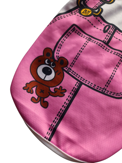 Hundeshirt „Rosa Latzhose mit Bärchen“
