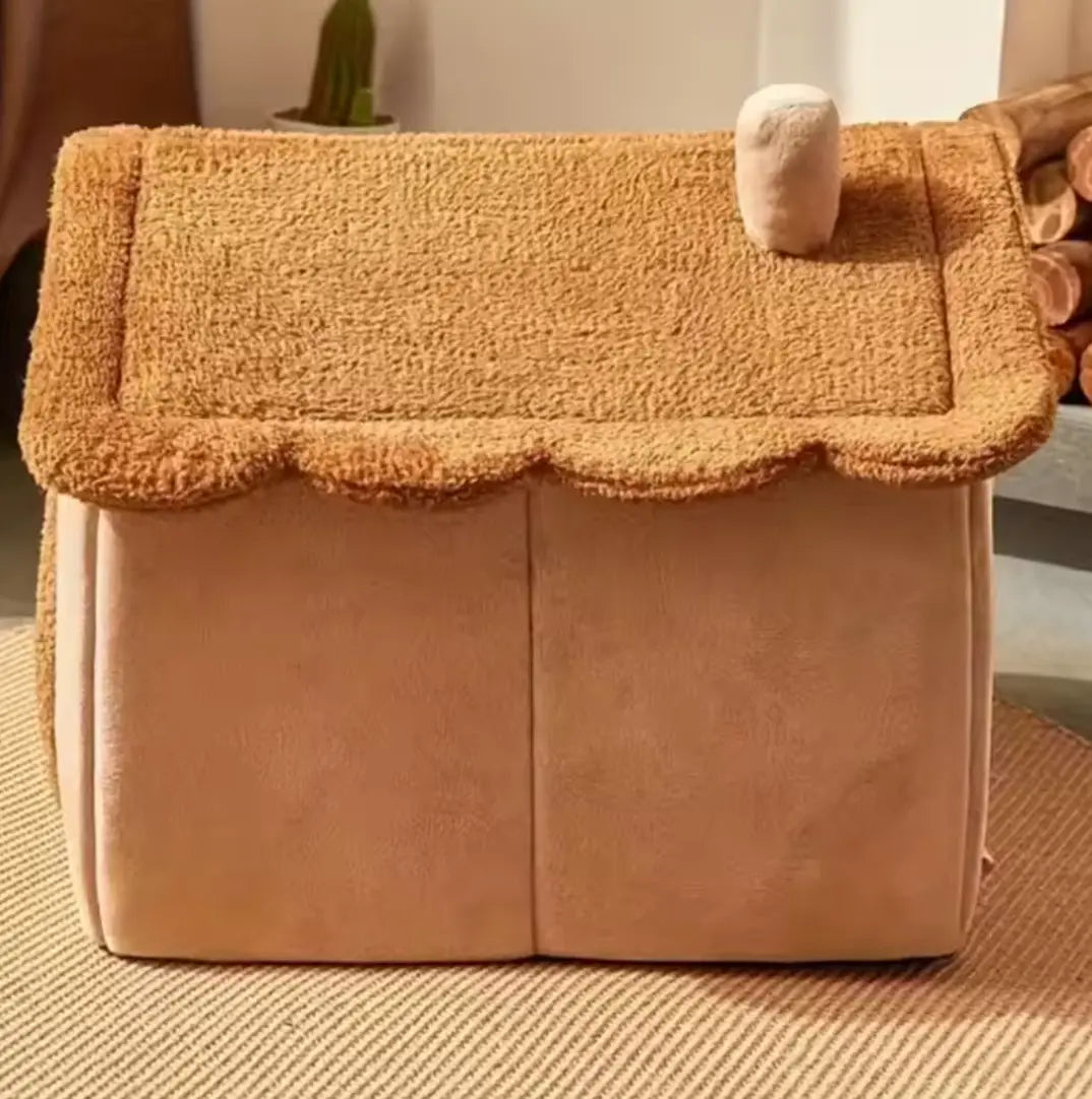 Plüsch-Haus für Hunde – weiches Hundebett